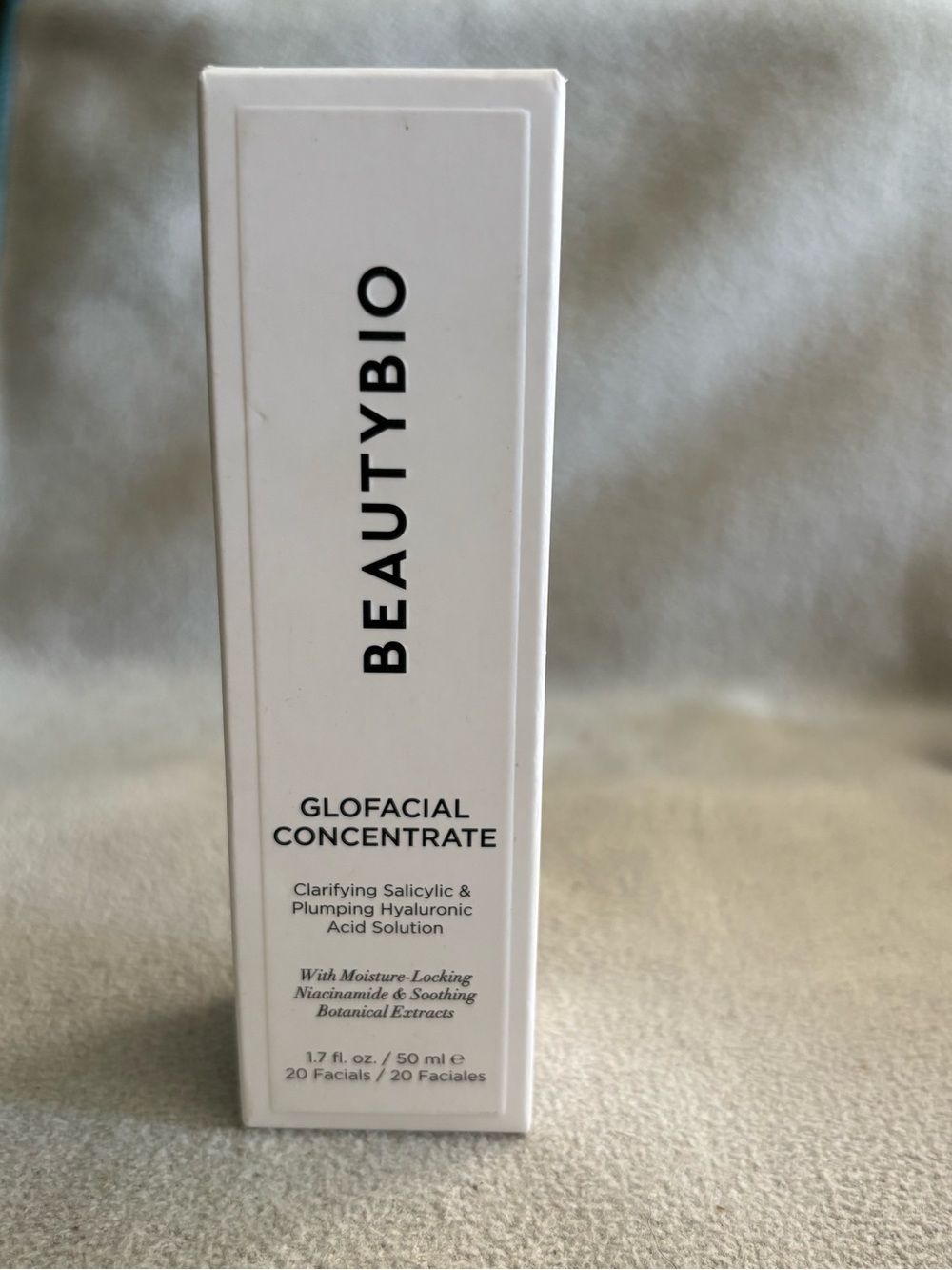 Beautybio Glofacial Concentrate Clarifying Plumping Hyaluronic 1.7oz New& Sealed